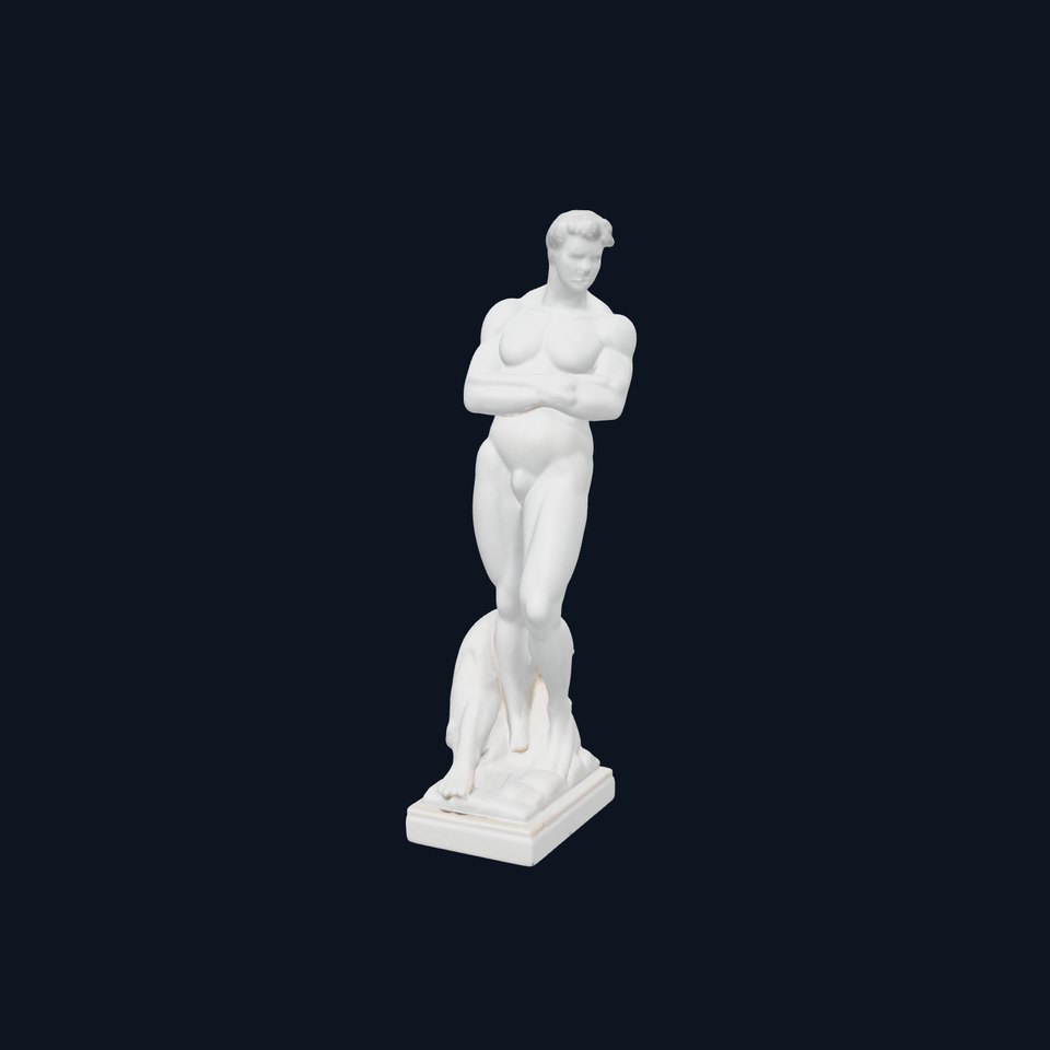 Classical Male Statue D Model Pack